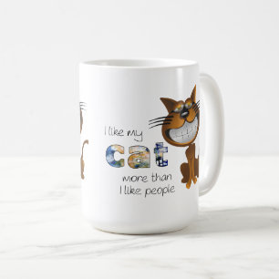 I Kärlek My Cat Kaffemugg