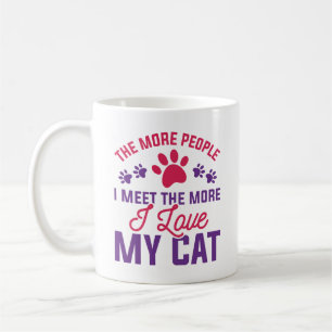 I Kärlek My Cat Kaffemugg