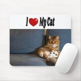 I Kärlek My Cat Photo Musmatta