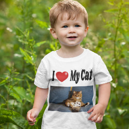I Kärlek My Cat Photo T Shirt
