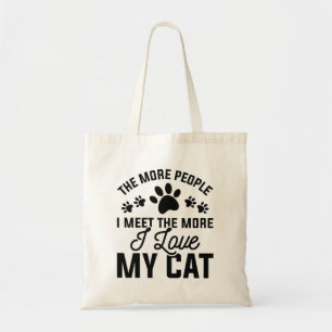 I Kärlek My Cat Tygkasse