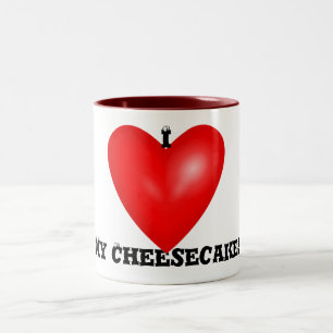 I Kärlek My Cheesecake Mugg