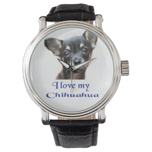 I kärlek my Chihuahua Armbandsur