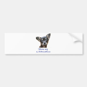 I kärlek my Chihuahua Bildekal
