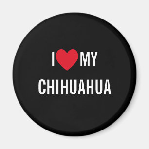 I Kärlek My Chihuahua Magnet