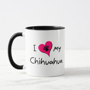 I Kärlek my Chihuahua Mugg