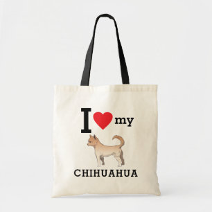 I Kärlek My Chihuahua Tygkasse