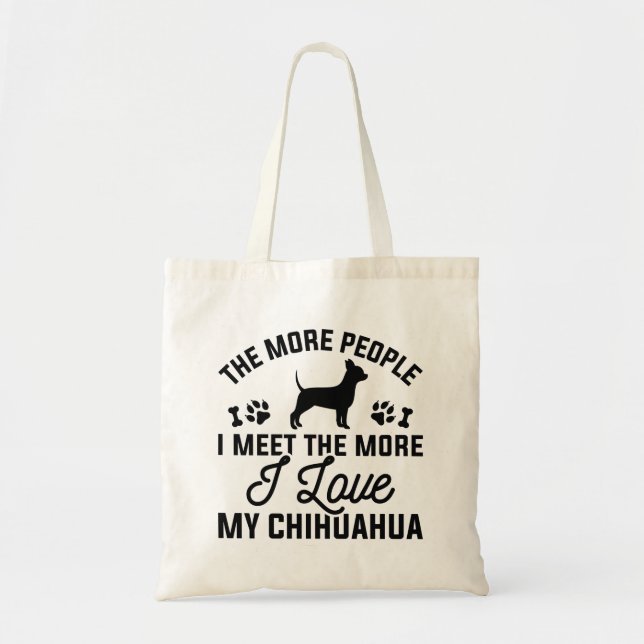 I Kärlek My Chihuahua Tygkasse (Framsidan)