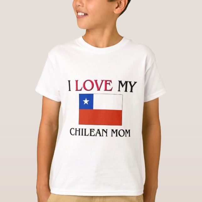 I Kärlek My Chilean Mamma Tröja (Framsida)