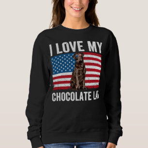 I Kärlek My Chocolate Lab T Shirt