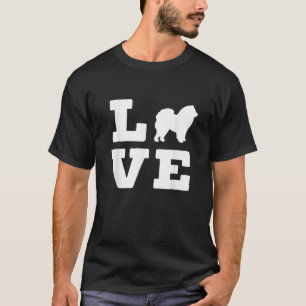 I Kärlek My Chow Chow Cute Animal Älskare Hund T Shirt
