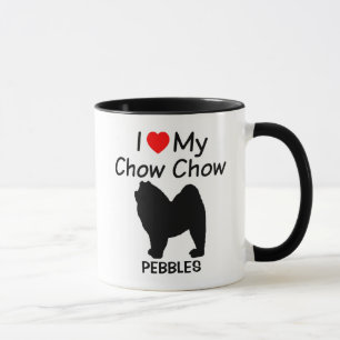 I Kärlek My Chow Chow Hund Mugg