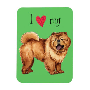 I Kärlek my Chow Magnet