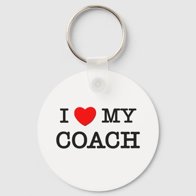 I Kärlek My COACH Nyckelring (Framsida)