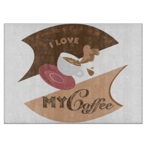 I Kärlek My Coffee Retro Java