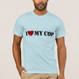 I Kärlek My Cop Tee Shirt