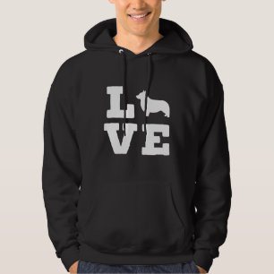 I Kärlek My Corgi Animal Hund Hoodie