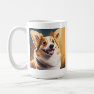 I Kärlek My Corgi   Cute Hundägare Kaffemugg