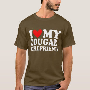 i kärlek my Cougar Girlkompis T Shirt