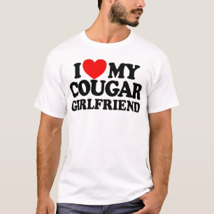I Kärlek My Cougar Girlkompis T Shirt