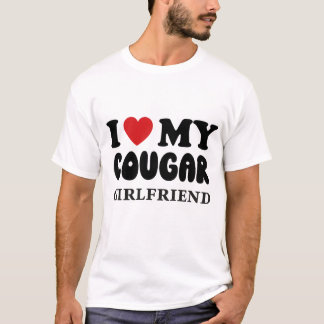 I Kärlek My Cougar Girlkompis T Shirt
