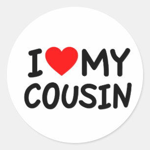 I kärlek my Cousin Runt Klistermärke