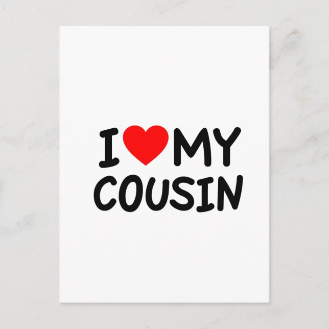 I kärlek my Cousin Vykort (Framsida)