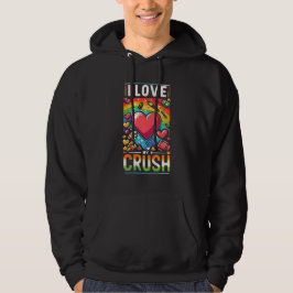 I Kärlek My Crush Hoodie