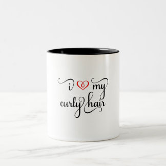 I Kärlek My Curly Hair Mugg