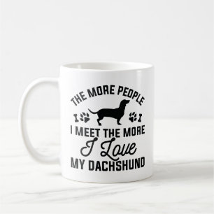 I Kärlek My Dachshund Kaffemugg