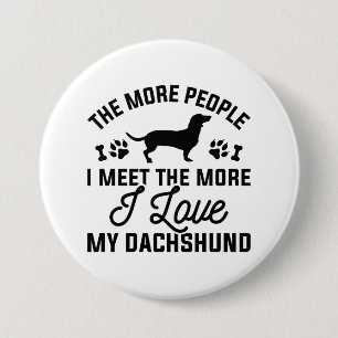 I Kärlek My Dachshund Knapp