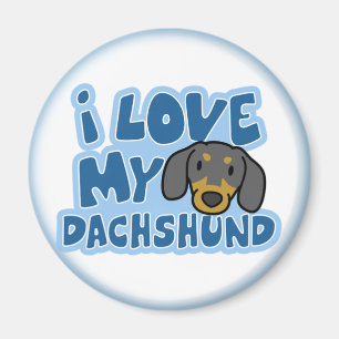 I Kärlek My Dachshund Magnet