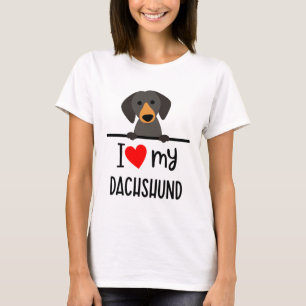 I Kärlek My Dachshund T Shirt