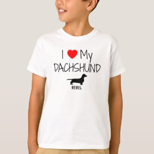 I Kärlek My Dachshund T Shirt