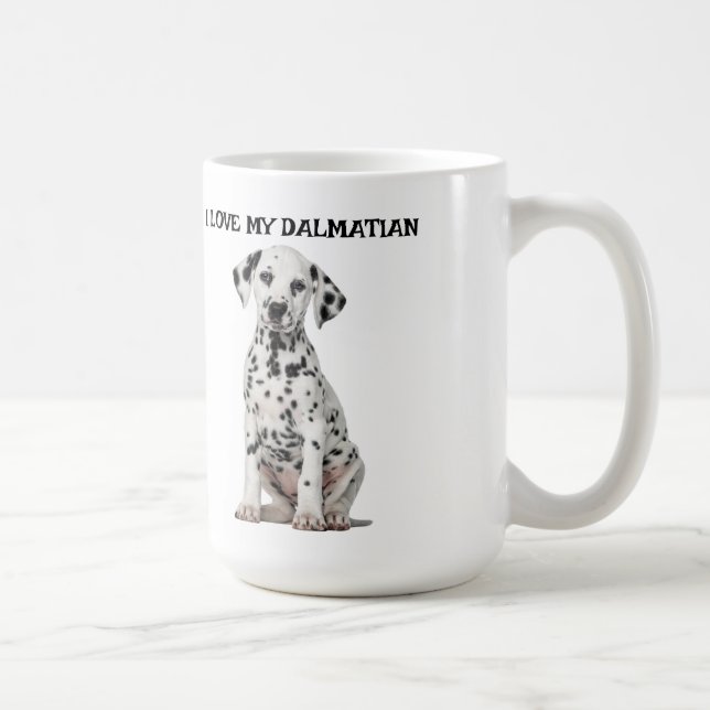 I Kärlek My Dalmatian Kaffemugg (Höger)
