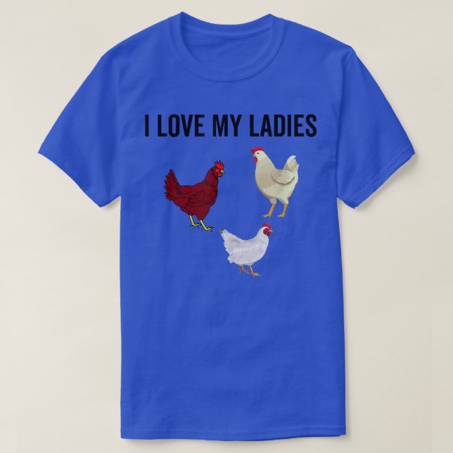 I Kärlek My Dam Funny Chicken Farmer Chickens Far T Shirt (Design framsida)