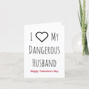 I Kärlek My Dangerous Make, lustiga bekännelser Helgkort