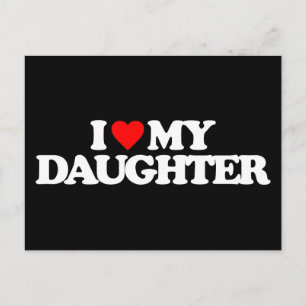 I KÄRLEK MY DAUGHTER VYKORT