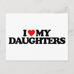 I KÄRLEK MY DAUGHTERS VYKORT