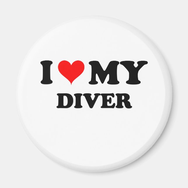 I Kärlek My Diver Magnet (Framsidan)