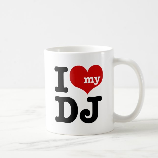 I kärlek My DJ Kaffemugg (Höger)