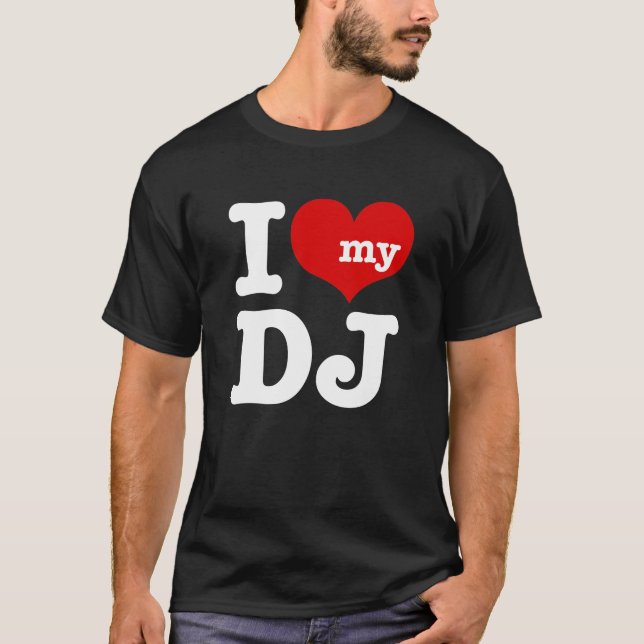 I kärlek My DJ T-shirt (Framsida)