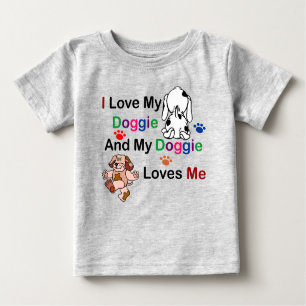 I Kärlek My Doggie Småbarn Tee