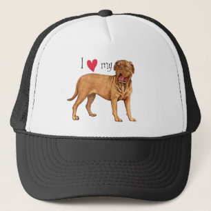 I Kärlek my Dogue de Bordeaux Truckerkeps