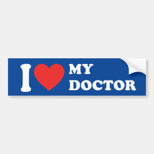 I Kärlek My Doktor Bildekal