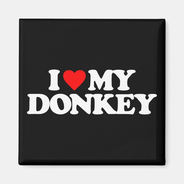 I KÄRLEK MY DONKEY MAGNET (Framsidan)