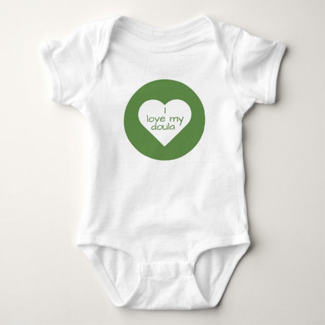 I Kärlek My Doula Onsie Tee Shirt (Framsida)