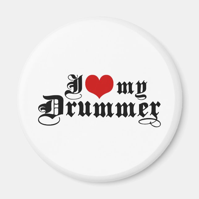 I Kärlek My Drummer Magnet (Framsidan)