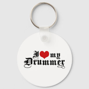 I Kärlek My Drummer Nyckelring