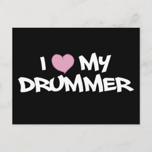 I Kärlek My Drummer Vykort